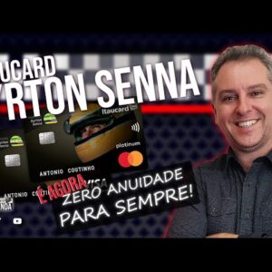 💳CARTÕES DE CRÉDITO AYRTON SENNA| VISA E MASTERCARD PLATINUM, AGORA SEM ANUIDADE PRA SEMPRE.