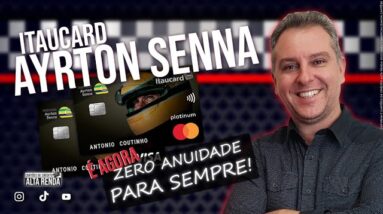 💳CARTÕES DE CRÉDITO AYRTON SENNA| VISA E MASTERCARD PLATINUM, AGORA SEM ANUIDADE PRA SEMPRE.