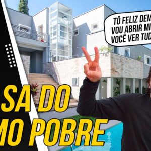 A CASA DO PRIMO POBRE (Você vai ficar CHOCADO!) Conheça a minha casa por dentro!