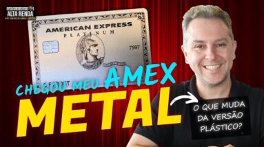 💳CHEGOU O CARTÃO "AMERICAN EXPRESS THE PLATINUM CARD" EDIÇÃO DE METAL DO BRADESCO. SAIBA TUDO AQUI.