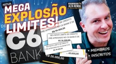 💳C6BANK UMA EXPLOSÃO DE LIMITES QUE NÃO PARAM DE CHEGAR. UMA LOUCURA, VÁRIOS CLIENTES APROVADOS.