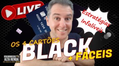 💳LIVE: SAIBA COMO CONSEGUIR OS QUATRO CARTÕES BLACKS MAIS FÁCEIS DO BRASIL. SANTANDER AMEX COMEÇOU.