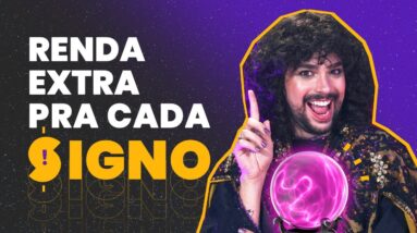 A RENDA EXTRA DE CADA SIGNO: Como GANHAR DINHEIRO com a ajuda dos ASTROS! Feat Vítor diCastro!