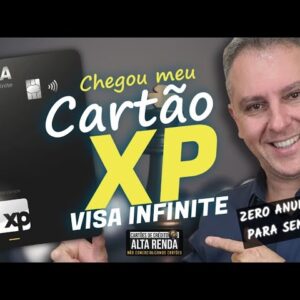 💳CHEGOU MEU CARTÃO DA "XP VISA INFINITE SEM ANUIDADE PRA SEMPRE" | 1% DE CASHBACK, LIMITE DE CRÉDITO