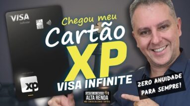 💳CHEGOU MEU CARTÃO DA "XP VISA INFINITE SEM ANUIDADE PRA SEMPRE" | 1% DE CASHBACK, LIMITE DE CRÉDITO