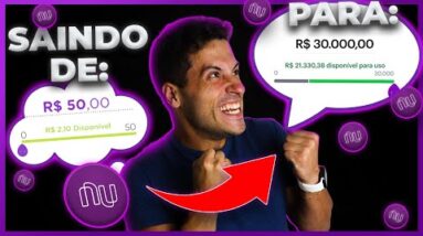 10 DICAS infalíveis de Como AUMENTAR o Limite do Nubank