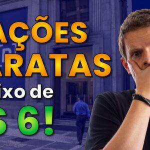 3 AÇÕES BARATAS para você investir com menos de 6 REAIS!