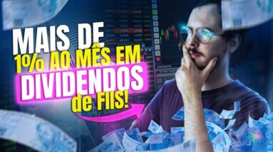 3 FUNDOS IMOBILIÁRIOS que pagam mais de 1% em DIVIDENDOS!