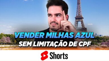 Vender milhas da azul SEM LIMITAÇÃO DE CPF , como fazer? Máquina de Passagens #shorts