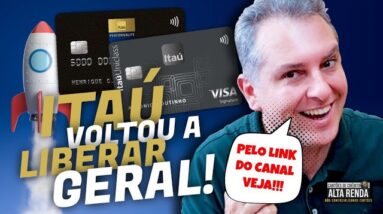 💳Itaú Personnalité, Itaú Uniclass e VAREJO, APROVANDO GERAL: limites e cartões, LINK DISPONIVEL.