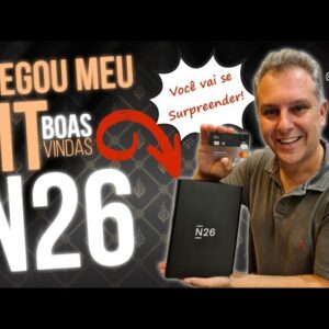 💳CHEGOU MEU KIT N26 "UNBOX DO N26" VEJA O NOVO KIT DO N26 E NOVO CARTÃO SEM ANUIDADE DIFERENTE