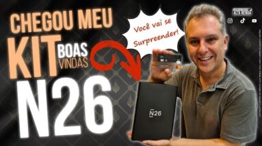 💳CHEGOU MEU KIT N26 "UNBOX DO N26" VEJA O NOVO KIT DO N26 E NOVO CARTÃO SEM ANUIDADE DIFERENTE