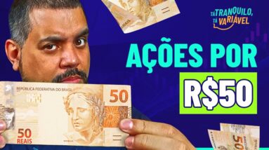 CARTEIRA DE AÇÕES COM 50 REAIS! Atualizada e pra quem ganha pouco!