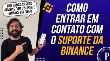 Como FALAR COM O SUPORTE DA BINANCE (Fale com o suporte via CHAT)