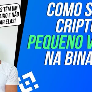 Como SACAR e CONVERTER CRIPTOS de VALOR PEQUENO na BINANCE? (Converter criptos em BNB)