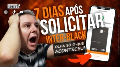 💳INTER MASTERCARD BLACK, LOUNGE KEY ILIMITADO, 1% DE CASHBACK, APÓS 7 DIAS O  QUE ACONTECEU?