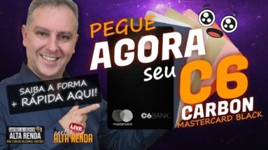 💳COMO CONSEGUIR O MASTERCARD BLACK DO C6BANK?: PONTOS 2.5, OU CASHBACK, ACESSO GRÁTIS LOUNGE KEY.