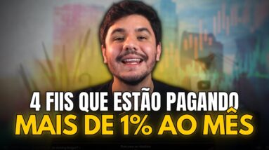 🚨 4 FIIS INSANOS QUE ESTÃO PAGANDO MAIS DE 1% AO MÊS!