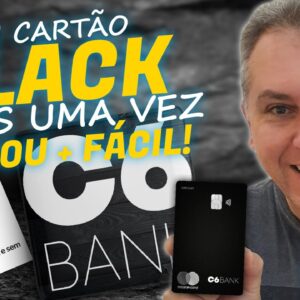C6BANK VOLTA COM LIMITE + CARTÃO DE CRÉDITO: SUA CHANCE DE PEGAR O MASTERCARD BLACK VOLTOU.