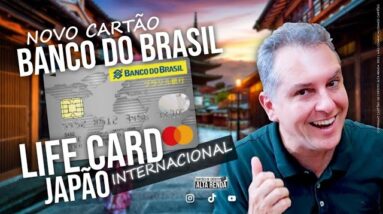 💳NOVO CARTÃO DE CRÉDITO BANCO DO BRASIL "LIFE CARD JAPÃO" MASTERCARD INTERNACIONAL. PONTOS EM IENES