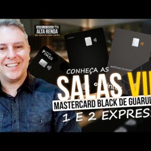 💳VISITEI A SALA VIP 1 E SALA VIP 2 MASTERCARD BLACK DE GRAÇA, VEJA COMO É AS SALAS BLACKS.