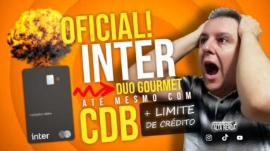 💳INTER MUDA AS REGRAS E LIBERA O CARTÃO BLACK PARA TODOS OS CLIENTE DO INTER DUO GOURMET/ NO DÉBITO