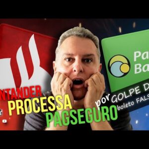 💳SANTANDER PROCESSA PAGSEGURO DEVIDO AO GOLPE DO BOLETO FALSO. VEJA QUEM LEVOU A MELHOR DOS BANCOS.