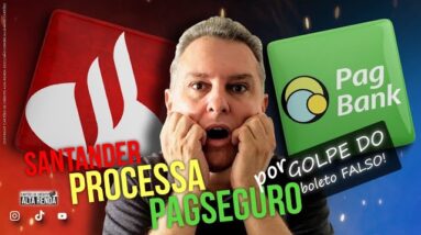 💳SANTANDER PROCESSA PAGSEGURO DEVIDO AO GOLPE DO BOLETO FALSO. VEJA QUEM LEVOU A MELHOR DOS BANCOS.