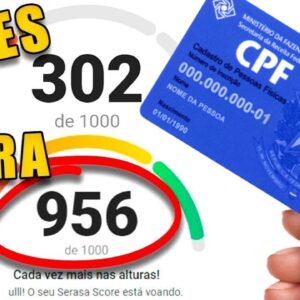 SAIBA COMO AUMENTAR O SCORE DO CPF