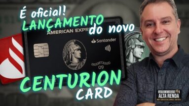 💳OFICIAL "American Express® Centurion Card Santander Brasil" | Chegou o maior cartão da amex metal.