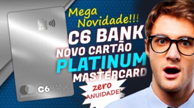 💳 C6 BANK LANÇOU NOVO CARTÃO C6 PLATINUM! SEM ANUIDADE E UPGRADE DO PROGRAMA DE PONTOS C6 ATOMOS