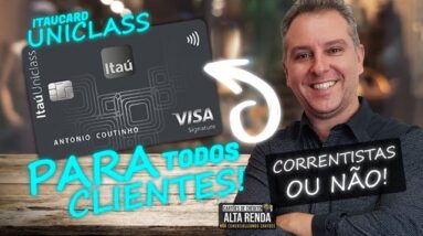 💳ITAÚ UNIBANCO LIBERA O NOVO CARTÃO VISA SIGNATURE UNICLASS PARA TODOS OS CLIENTE E NÃO CLIENTES.