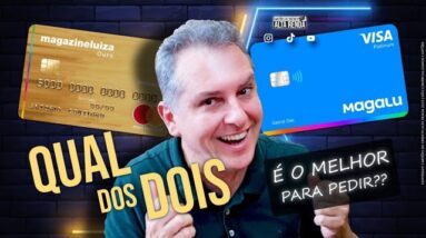 💳CARTÕES DO MAGAZINE LUIZA|  MASTERCARD GOLD X VISA PLATINUM SEM ANUIDADE, QUAL É O MELHOR CARTÃO?