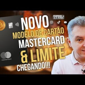 💳NOVO MODELO DE CARTÃO DE CRÉDITO MASTERCARD, SEGUNDO A EMPRESA SERÁ O 1º DO MUNDO A SER LANÇADO.