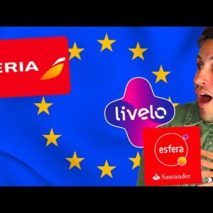 Apenas 10 Mil Milhas IBÉRIA! Passagem com 50% de Desconto para EUROPA! Pontos Livelo e Pontos Esfera