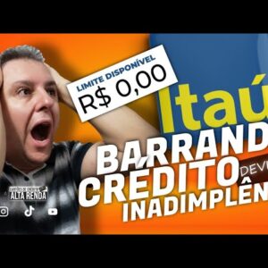 💳BANCO ITAÚ CORTA CRÉDITO PARA CONTER A ONDA DA INADIMPLÊNCIA E CALOTES. E MEUS LIMITES ?