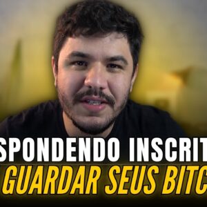 COMO ARMAZENAR SEUS BITCOINS? VALE A PENA INVESTIR O FGTS? RESPONDENDO INCRITO NO TELEGRAM!