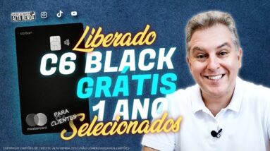 💳C6BANK VOLTA COM ISENÇÃO AO SEUS CARTÕES MASTERCARD BLACK PARA "UM ANO GRÁTIS PARA O BLACK", VEJA.