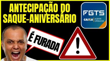 NÃO VALE A PENA FAZER ANTECIPAÇÃO DO SAQUE ANIVERSÁRIO DO FGTS ? É UM EMPRÉSTIMO ?VEJA COMO FUNCIONA