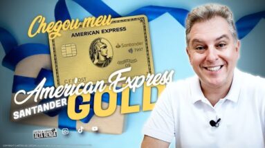 💳CHEGOU MEU CARTÃO SANTANDER AMERICAN EXPRESS GOLD CARD | UNBOXING DO CARTÃO E BENEFÍCIOS .