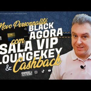 💳NOVIDADE NOS CARTÕES DO ITAÚ PERSONNALIÉ MASTERCARD BLACK| AGORA COM LOUNGE KEY E CASH BACK. HUUUUU