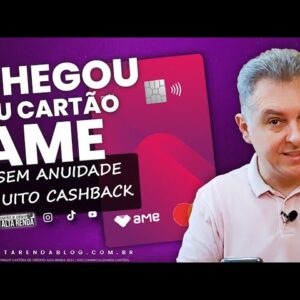 💳CHEGOU MEU CARTÃO "AME MASTERCARD GOLD SEM ANUIDADE",SAIBA AQUI COMO CONSEGUIR O SEU.