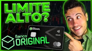 Até 1,5% de CASHBACK! Banco Original Mastercard Black comPrimeira Anuidade Grátis!