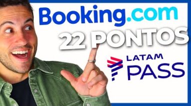 Inédito! Latam Pass oferece 22 pontos por dólar na Booking.com e 12 pontos por real na Movida