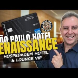 💳SALA VIP DENTRO DO HOTEL RENAISSANCE, USEI 18.400 PONTOS, TUDO INSCLUSO, ATÉ UPGRADE NO QUARTO.