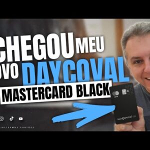 💳CHEGOU O MEU NOVO CARTÃO DAYCOVAL MASTERCARD BLACK, SAIBA TUDO COMO CONSEGUIR O SEU.