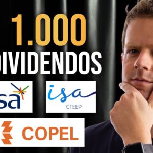 DIVIDENDOS: Quanto investir para receber R$ 5.000 por mês em DIVIDENDOS da TAESA, COPEL e ISA CTEEP?