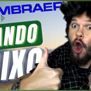 Embraer VOANDO BAIXO! 🤟🏽🛩💰Vale a Pena Investir em Embraer? Pit Money