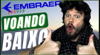 Embraer VOANDO BAIXO! 🤟🏽🛩💰Vale a Pena Investir em Embraer? Pit Money