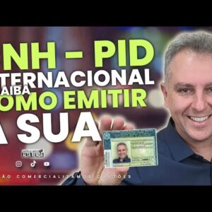 💳CNH INTERNACIONAL, SAIBA COMO EMITIR SUA HABILITAÇÃO PID, SEM PRECISAR IR NO DETRAN, MUITO RAPIDO.